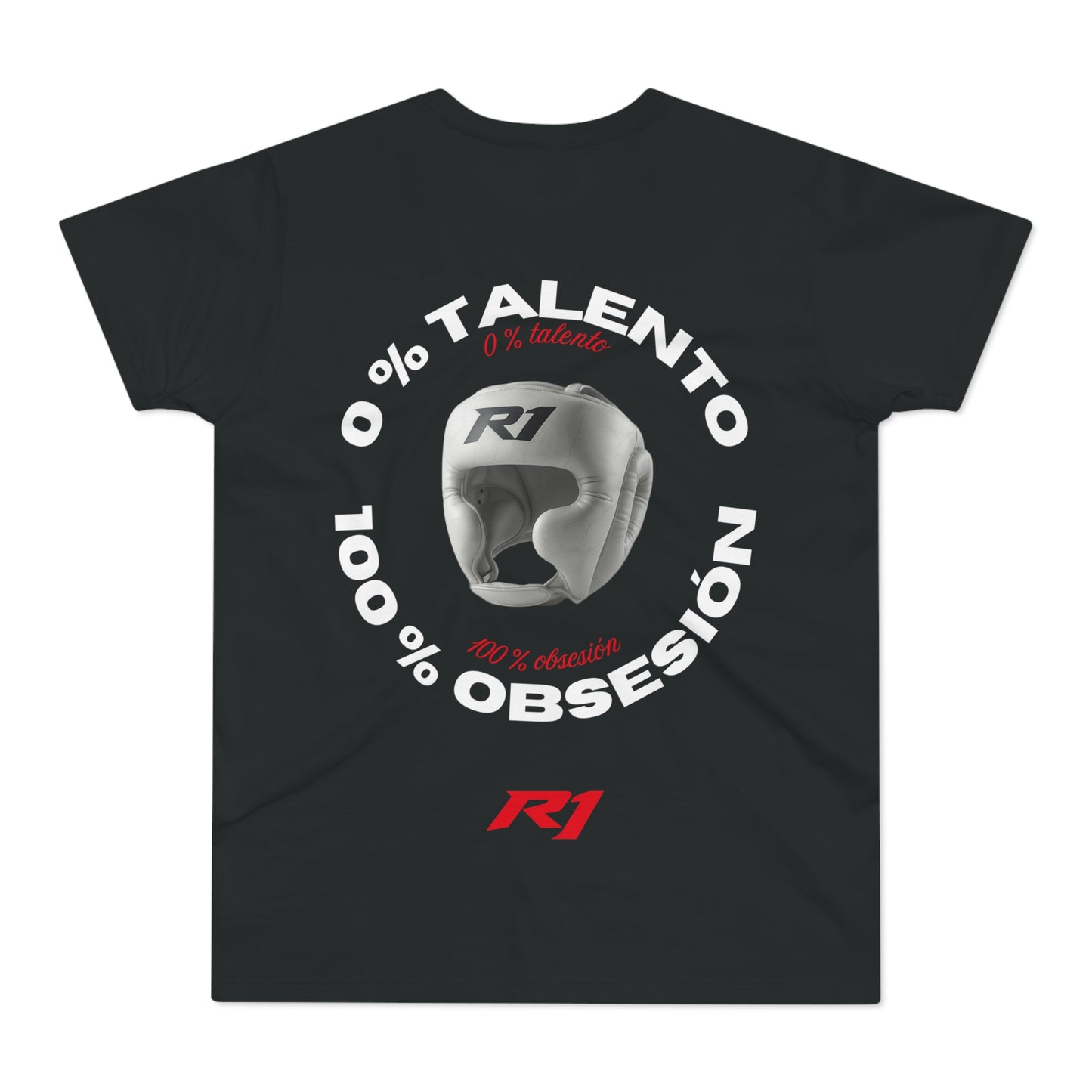 Camiseta R1 - 0% 100% - Negro